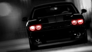 Black white car garage lights - darkness free wallpaper