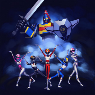 Costumed group robot sword helmet - a robot free wallpaper for tablet
