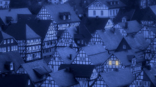 Cityscape clock tower night tokyo - ambient light free wallpaper