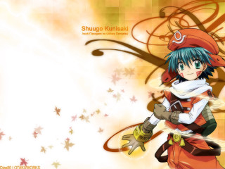 Anime greenhair cat hat stars - a anime character holding free wallpaper