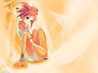 Pink hair girl baseball bat - anime visual free wallpaper