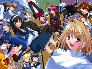Anime group various expressions arcueid - different expression and expressions free wallpaper