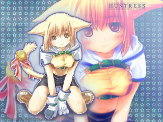 Cat ears demon tail girl - her lap free wallpaper