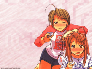 Two girls hair dryer manga - a drawing free wallpaper