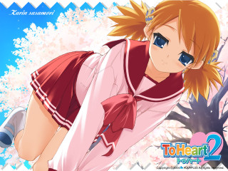 Anime girl red bow white 2 - her chest free wallpaper for desktop