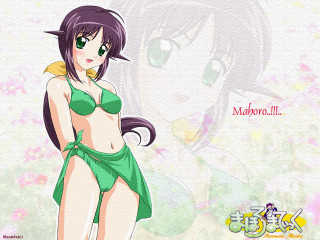 Cartoon character green bikini yellow - shirt free wallpaper