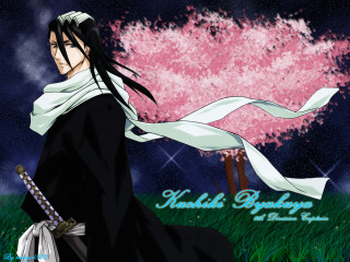 Anime longhaired sword field pinktree - shin hanga free wallpaper