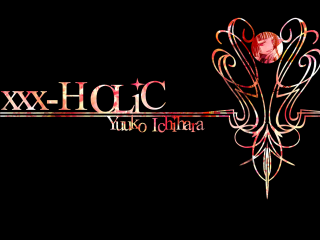 Black background red white flower - akihiko yoshida free wallpaper