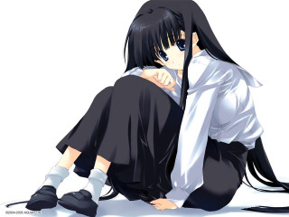 Woman sitting man standing kyoto - his arm free wallpaper for desktop