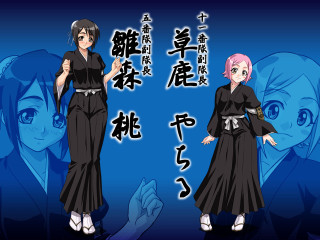 Anime2girls bluehair blackclothes browneyes pinkblush - black clothes free wallpaper