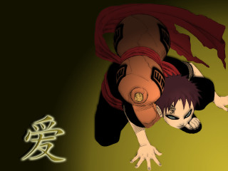 Cartoon falling demon baioken eishun - his back and a demon free wallpaper