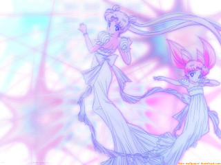 Dancing girls holographic amulet princess - dress free wallpaper