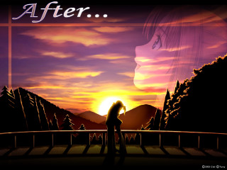 Balcony sunset couple aya goda - a couple standing free wallpaper