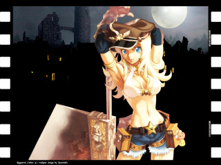 Pirate woman sword mouse box - a mouse free wallpaper