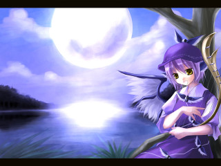 Anime girl bow arrow lake - a bow and arrow free wallpaper