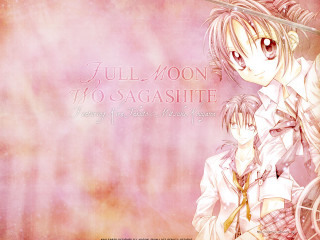 Chizuko yoshida pink background school - full moon free wallpaper