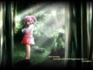 Red dress girl bamboo forest - the book free wallpaper for desktop