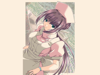 Girl hat greenfield portrait longhair - long hair and a hat free wallpaper