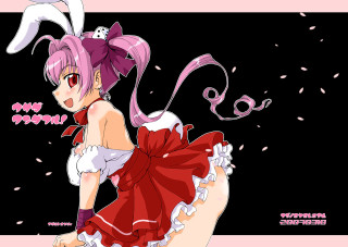 Red dress rabbit ears anime - a red dress free wallpaper for desktop