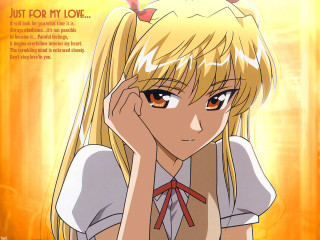 Blonde girl bowtie sad portrait - a sad expression free wallpaper
