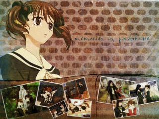 Anime collage memories chizuko yoshida - a collage of anime characters free wallpaper