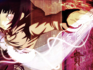 Anime sword foreshortening fur longhair - a comic book panel free wallpaper for desktop