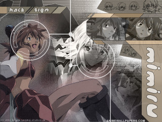 Girl gun man background alice - her hand and a man in the background free wallpaper