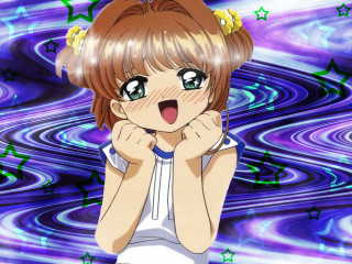 Surprised girl stars hands face - look free wallpaper for desktop