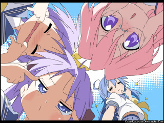 Anime purplehair blueeyes glasses 3girls - purple hair free wallpaper for desktop