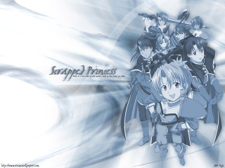 Trapped princess anime group blue - a white swirl free wallpaper