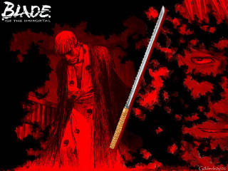 Blood sword demon red sky - blood free wallpaper
