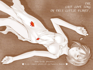 Woman leaf autumn lying blush - her stomach free wallpaper