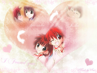 Redhair girls heart love poster - love free wallpaper