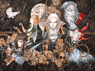Gothic skull planet moon bird - ayami kojima free wallpaper for desktop