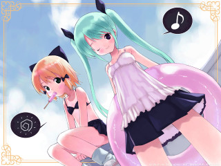 Girl dress cigarette musicnote summer - a cigarette free wallpaper