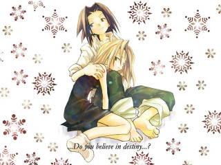 Brothers sitting snowflakes christmas manga - death free wallpaper