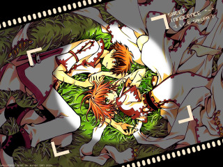 Couple bed film strip anime - a film strip free wallpaper