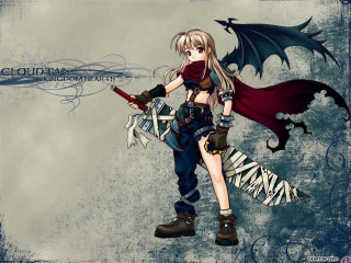 Girl dragon sword tiger anime - a sword and a dragon free wallpaper