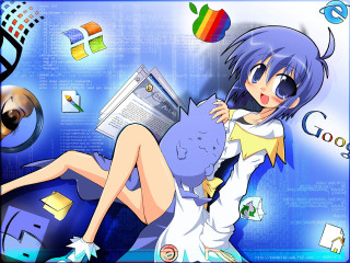 Alice prin anime girl cat - her lap free wallpaper