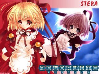 Anime couple stera blue background - neogeo free wallpaper