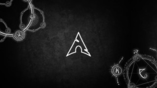 Black white triangle clock wall - arcane free wallpaper for desktop