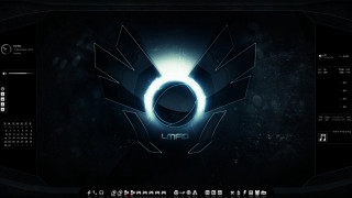 Computer screen dark background glowing - a computer screen free wallpaper for desktop