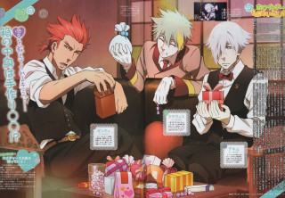 Anime couple gifts table box - a box free wallpaper for desktop