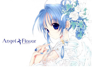 Chizuko yoshida blue hair angel - neo free wallpaper