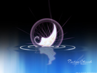 Cat moon reflection water magic - amy sol free wallpaper