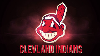 Cleveland indians logo red background - free sports wallpaper for desktop