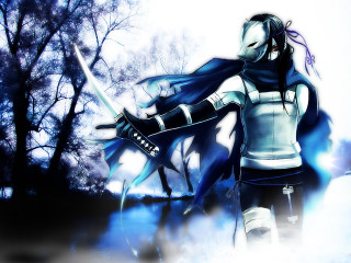 Woman sword forest anime armor - a sword in a forest free wallpaper