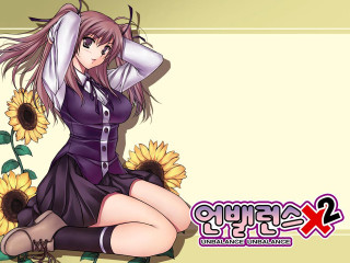 Woman sitting sunflower dress flowers - a sunflower free wallpaper