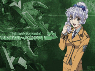 Anime girl yellow coat green - a yellow jacket free wallpaper