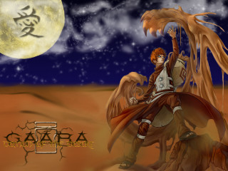 Desert horse man fullmoon anime - a horse next free wallpaper